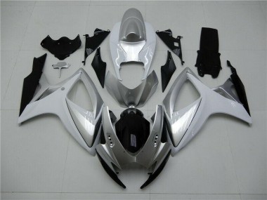 Suzuki GSXR 600 / 750 K6 2006-2007 Motorrad Verkleidung - Silber