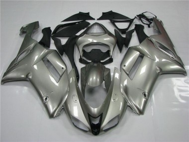 Kawasaki ZX6R 2007-2008 Motorrad Verkleidungen - Grau