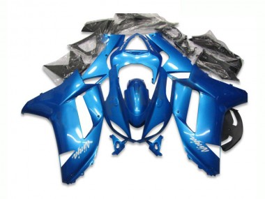 Kawasaki ZX6R 2007-2008 Motorrad Verkleidungen - Blau