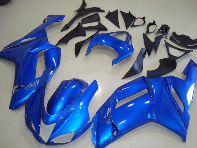 Kawasaki ZX6R 2007-2008 Motorrad Verkleidung - Blau Kawasaki ZX6R 2007-2008 Motorrad Verkleidung - Blau