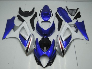 Suzuki GSXR 1000 K7 2007-2008 Motorrad Verkleidung - Blau Weiß