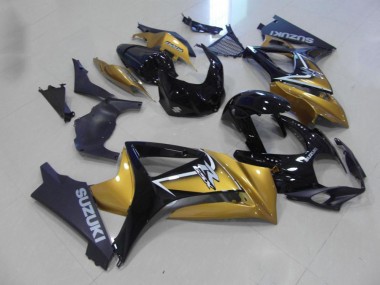 Suzuki GSXR 1000 K7 2007-2008 Motorrad Verkleidungen - Gold Schwarz