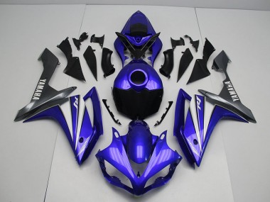 Yamaha R1 2007-2008 Motorrad Verkleidungen & Plastik - Blau Weiß