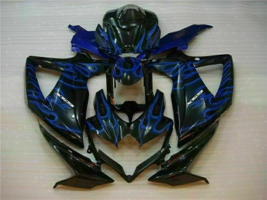 Suzuki GSXR 600 / 750 K8 2008-2010 Motorrad Verkleidungen - Blau Schwarz