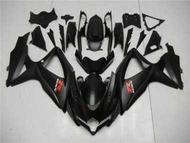 Suzuki GSXR 600 / 750 K8 2008-2010 Motorrad Vollverkleidung - Schwarz