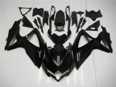 Suzuki GSXR 600 / 750 K8 2008-2010 Motorrad Verkleidung - Schwarz