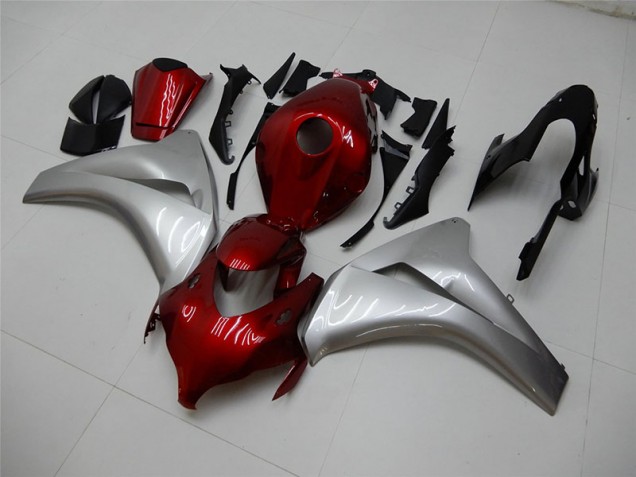 Honda CBR 1000 RR 2008-2011 Motorrad Verkleidungen - Rot Silber Honda CBR 1000 RR 2008-2011 Motorrad Verkleidungen - Rot Silber