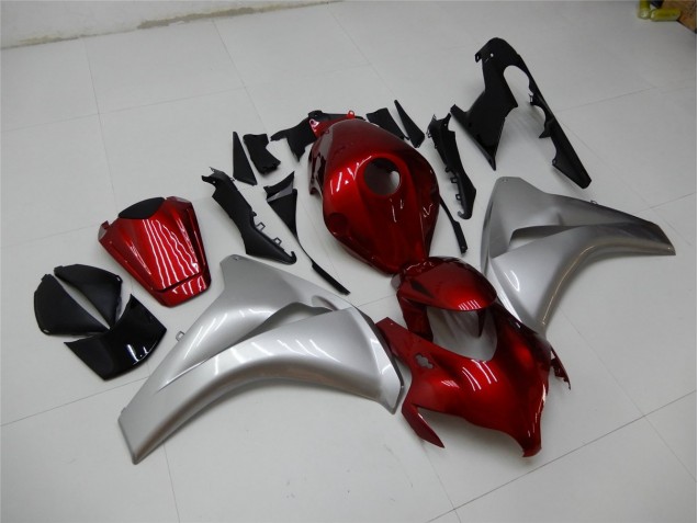 Honda CBR 1000 RR 2008-2011 Motorrad Verkleidungen - Rot Silber Honda CBR 1000 RR 2008-2011 Motorrad Verkleidungen - Rot Silber