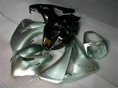 Honda CBR 1000 RR 2008-2011 Motorrad Verkleidungen - Silber Schwarz