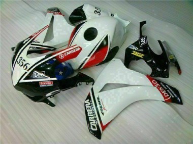 Honda CBR 1000 RR 2008-2011 Motorrad Verkleidungen & Plastik - Weiß Schwarz