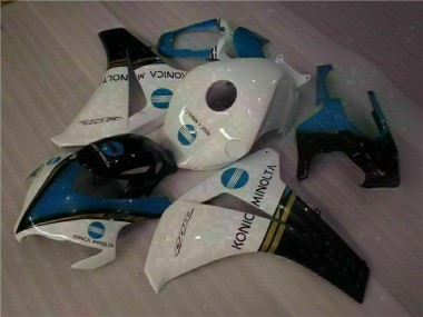 Honda CBR 1000 RR 2008-2011 Motorrad Verkleidungen - Weiß Blau