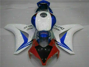 Honda CBR 1000 RR 2008-2011 Motorrad Verkleidung - Weiß Blau