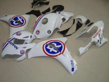 Honda CBR 1000 RR 2008-2011 Motorrad Verkleidungen - Weiß Repsol