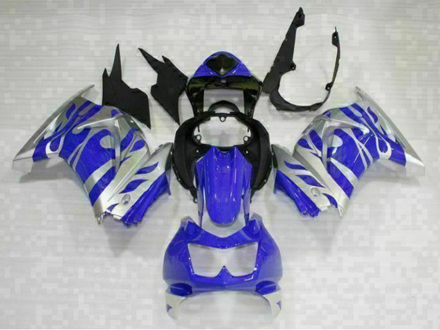 Kawasaki EX250 2008-2012 Motorrad Verkleidungen - Schwarz Blau Kawasaki EX250 2008-2012 Motorrad Verkleidungen - Schwarz Blau