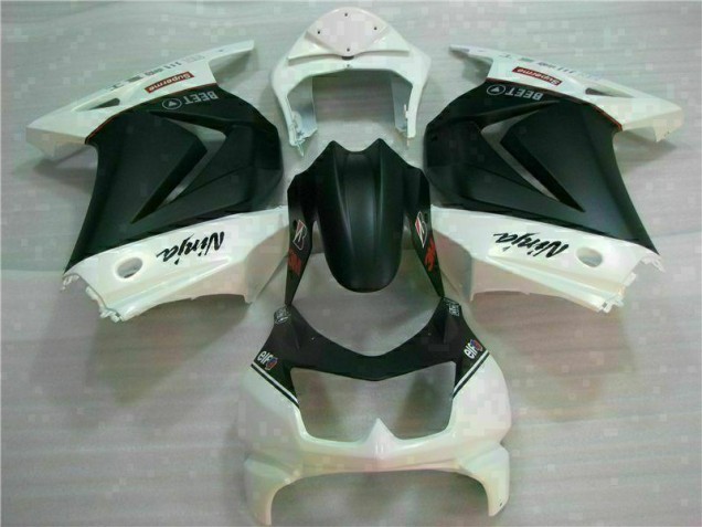 Kawasaki EX250 2008-2012 Motorrad Verkleidungen - Weiß Schwarz Ninja 3M Kawasaki EX250 2008-2012 Motorrad Verkleidungen - Weiß Schwarz Ninja 3M