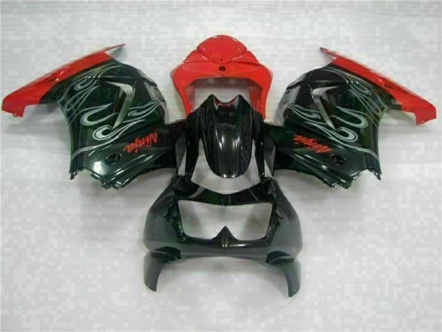 Kawasaki EX250 2008-2012 Motorrad Verkleidungen - Schwarzer Roter Ninja Kawasaki EX250 2008-2012 Motorrad Verkleidungen - Schwarzer Roter Ninja