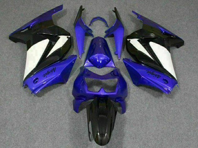 Kawasaki EX250 2008-2012 Motorrad Verkleidungen - Blau Weiß Schwarz Ninja Kawasaki EX250 2008-2012 Motorrad Verkleidungen - Blau Weiß Schwarz Ninja