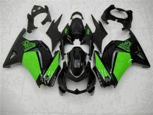 Kawasaki EX250 2008-2012 Motorrad Verkleidungen - Schwarzer Grün Ninja Kawasaki EX250 2008-2012 Motorrad Verkleidungen - Schwarzer Grün Ninja