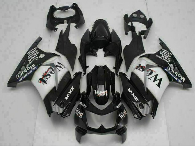 Kawasaki EX250 2008-2012 Motorrad Verkleidungen - Schwarz West Kawasaki EX250 2008-2012 Motorrad Verkleidungen - Schwarz West