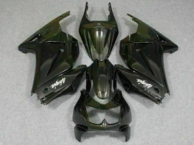 Kawasaki EX250 2008-2012 Motorrad Vollverkleidung - Schwarz