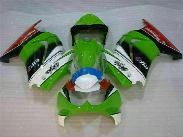 Kawasaki EX250 2008-2012 Motorrad Verkleidungen - Weiß Grün Schwarz Ninja Kawasaki EX250 2008-2012 Motorrad Verkleidungen - Weiß Grün Schwarz Ninja
