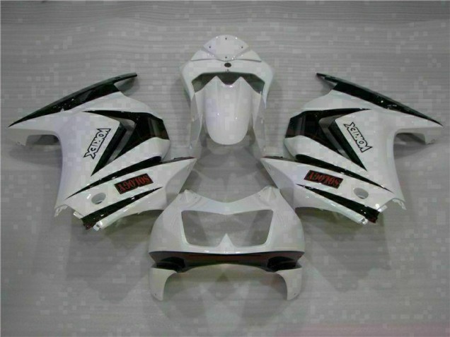 Kawasaki EX250 2008-2012 Motorrad Verkleidungen - Weiß Schwarz Kawasaki EX250 2008-2012 Motorrad Verkleidungen - Weiß Schwarz