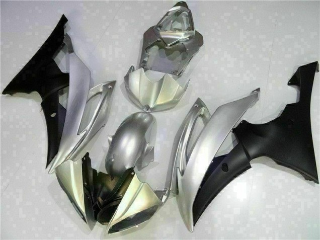 Yamaha R6 2008-2016 Motorrad Verkleidungen - Silber Schwarz Yamaha R6 2008-2016 Motorrad Verkleidungen - Silber Schwarz