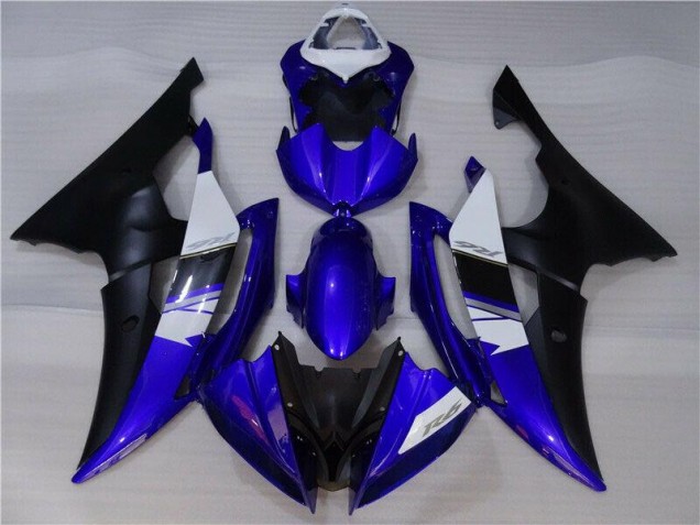 Yamaha R6 2008-2016 Motorrad Verkleidungen - Blau Schwarz Yamaha R6 2008-2016 Motorrad Verkleidungen - Blau Schwarz