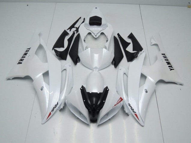 Yamaha R6 2008-2016 Motorrad Verkleidungen - Perl Weiß und Roter Aufkleber Yamaha R6 2008-2016 Motorrad Verkleidungen - Perl Weiß und Roter Aufkleber