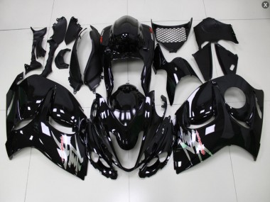 Suzuki GSXR 1300 Hayabusa 2008-2019 Motorrad Verkleidungen - Glänzend Schwarz