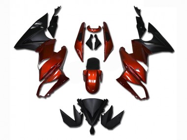 Kawasaki EX650 2009-2011 Motorrad Verkleidungen - Rot