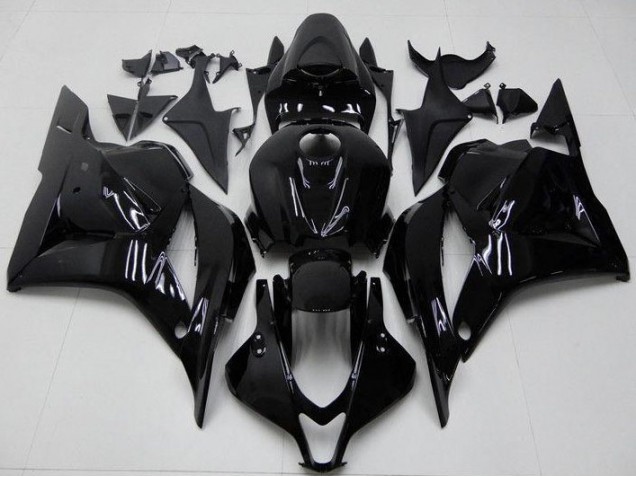 Honda CBR 600 RR 2009-2012 Motorrad Verkleidungen - Glänzend Schwarz Honda CBR 600 RR 2009-2012 Motorrad Verkleidungen - Glänzend Schwarz