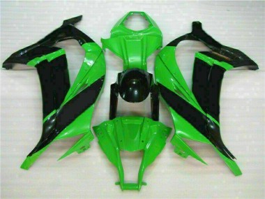 Kawasaki ZX10R 2011-2015 Motorrad Verkleidungen & Plastik - Grün Schwarz