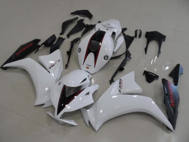 Honda CBR 1000 RR 2012-2016 Motorrad Verkleidungen - Weiß Und Matt Schwarz OEM Stil
