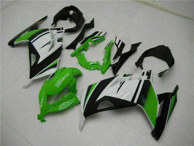 Kawasaki EX300 2013-2016 Motorrad Verkleidungen - Grün Schwarz Silber Kawasaki EX300 2013-2016 Motorrad Verkleidungen - Grün Schwarz Silber
