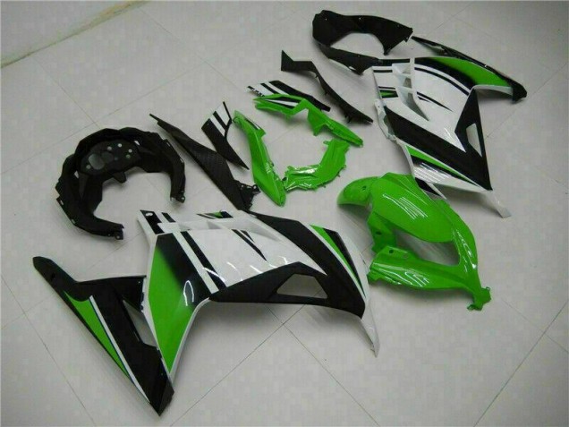 Kawasaki EX300 2013-2016 Motorrad Verkleidungen - Grün Schwarz Silber Kawasaki EX300 2013-2016 Motorrad Verkleidungen - Grün Schwarz Silber