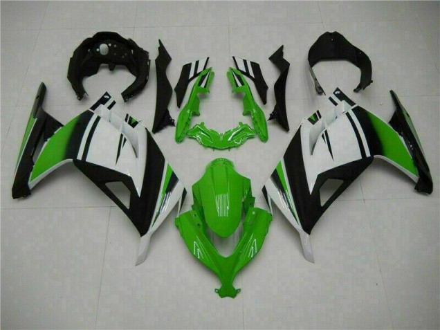Kawasaki EX300 2013-2016 Motorrad Verkleidungen - Grün Schwarz Silber Kawasaki EX300 2013-2016 Motorrad Verkleidungen - Grün Schwarz Silber