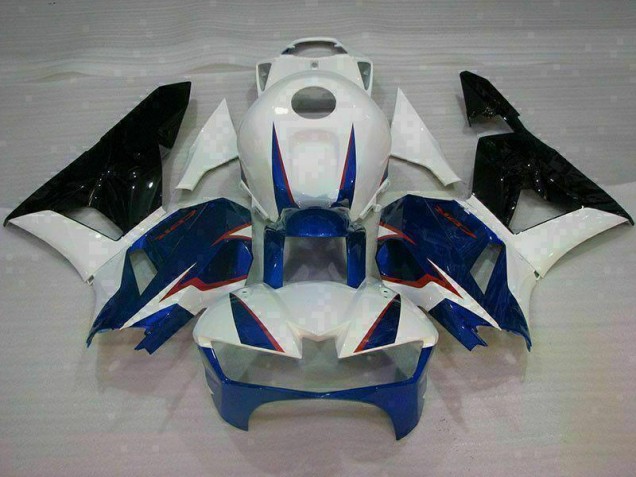 Honda CBR 600 RR 2013-2023 Motorrad Verkleidungen - Blau Weiß