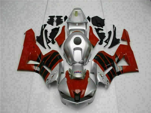 Honda CBR 600 RR 2013-2023 Motorrad Verkleidungen - Rot Silber Honda CBR 600 RR 2013-2023 Motorrad Verkleidungen - Rot Silber