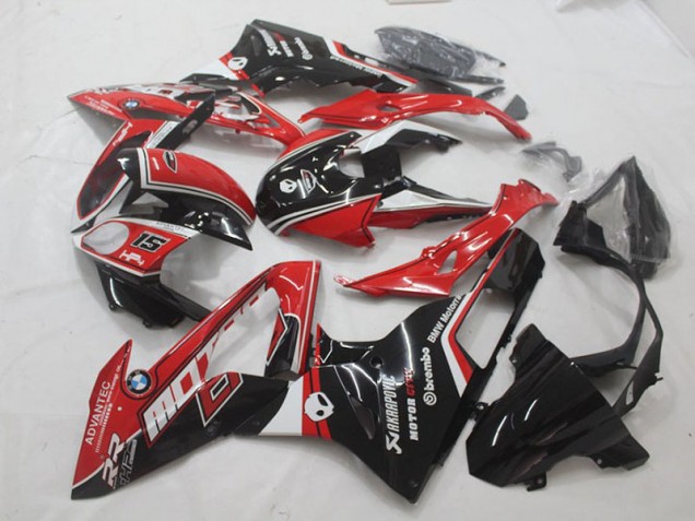 BMW S1000RR 2015-2018 Motorrad Verkleidungen - Rot Schwarz BMW S1000RR 2015-2018 Motorrad Verkleidungen - Rot Schwarz