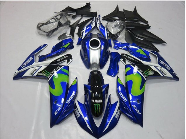 Yamaha R3 2015-2022 Motorrad Verkleidungen - Movistar Yamaha R3 2015-2022 Motorrad Verkleidungen - Movistar