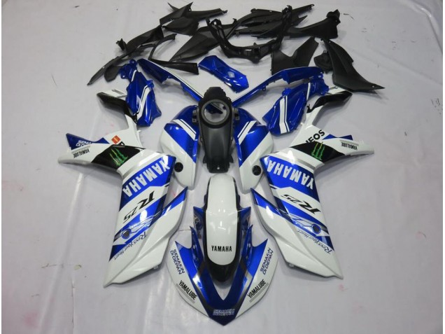 Yamaha R3 2015-2022 Motorrad Verkleidungen - Weiß Monster Yamaha R3 2015-2022 Motorrad Verkleidungen - Weiß Monster